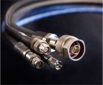 RF koaksialkabel og RF-kontakt